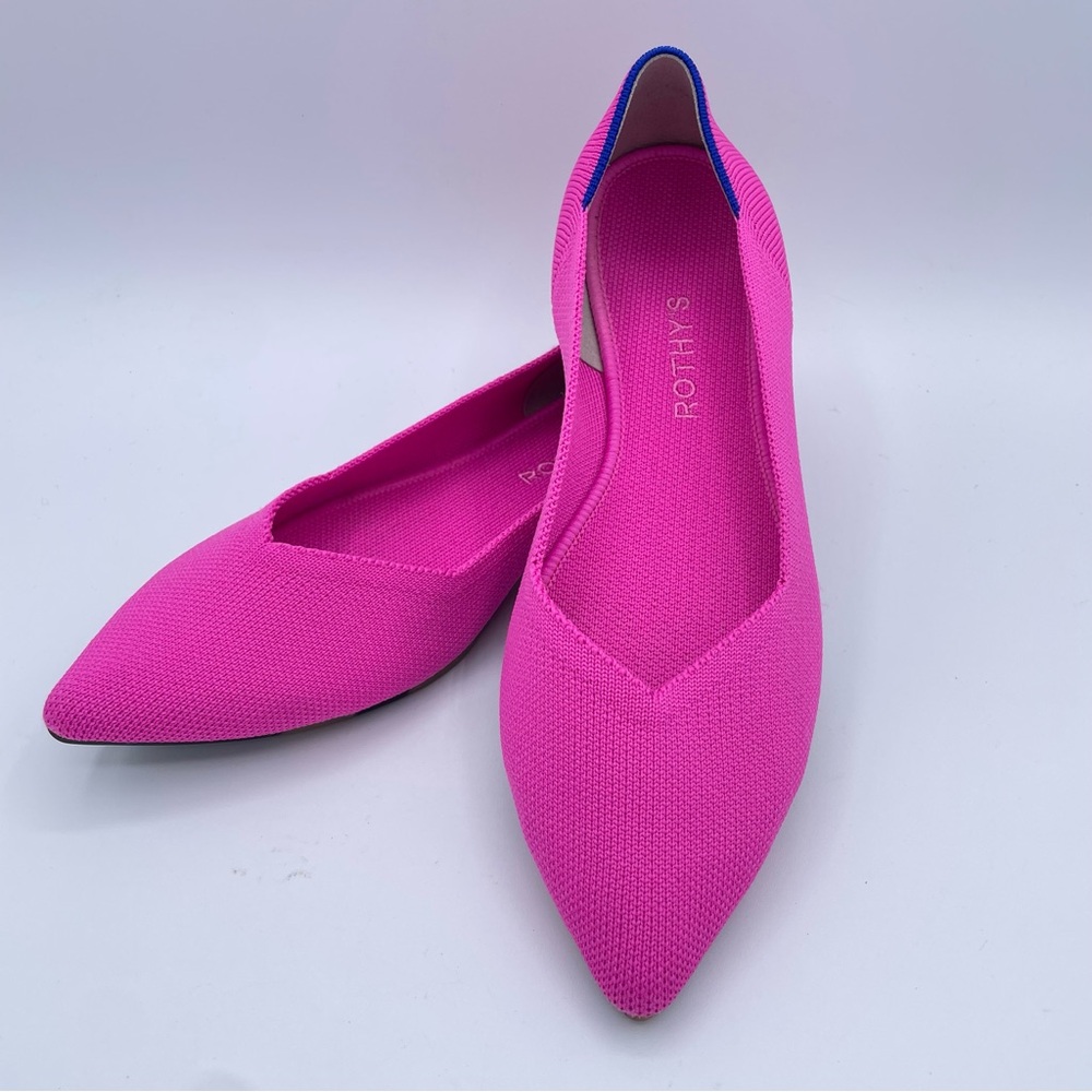 Rothy’s The Point II Flats 10 Pink - Picture 16 of 16